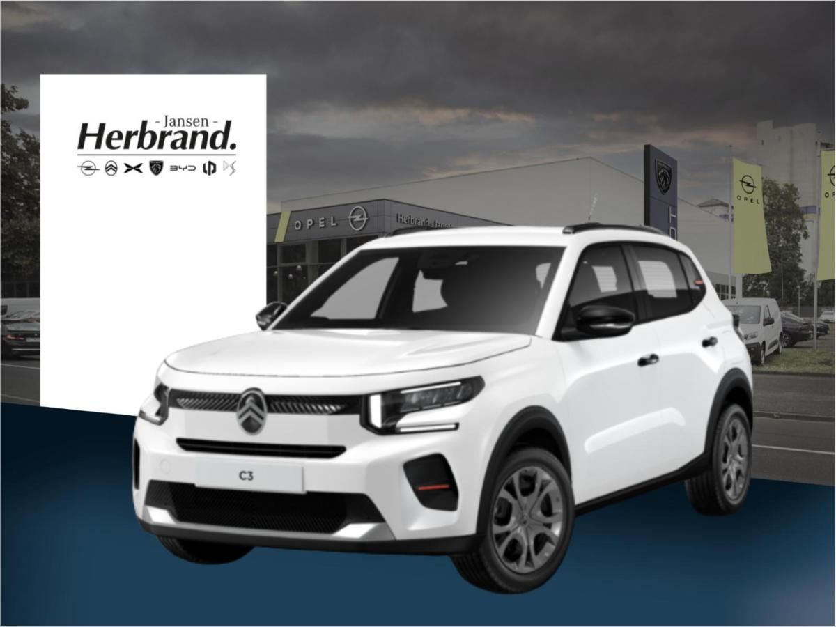 Citroën C3 Turbo 100 PLUS Weiß Allwetterreifen *VFW* Leasing