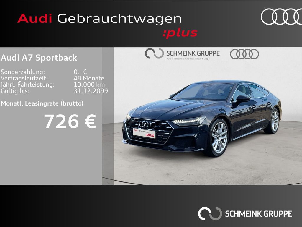 Audi A7 Sportback 45 TFSI quattro S line MATRIX LEDER Leasing
