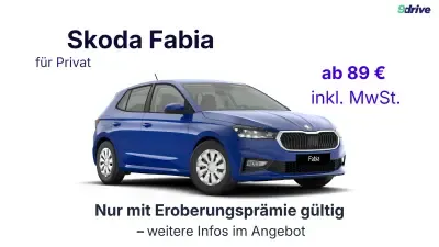 Skoda Fabia Selection 1,0 MPI 59 kW 5-Gang-Schaltgetriebe Leasing