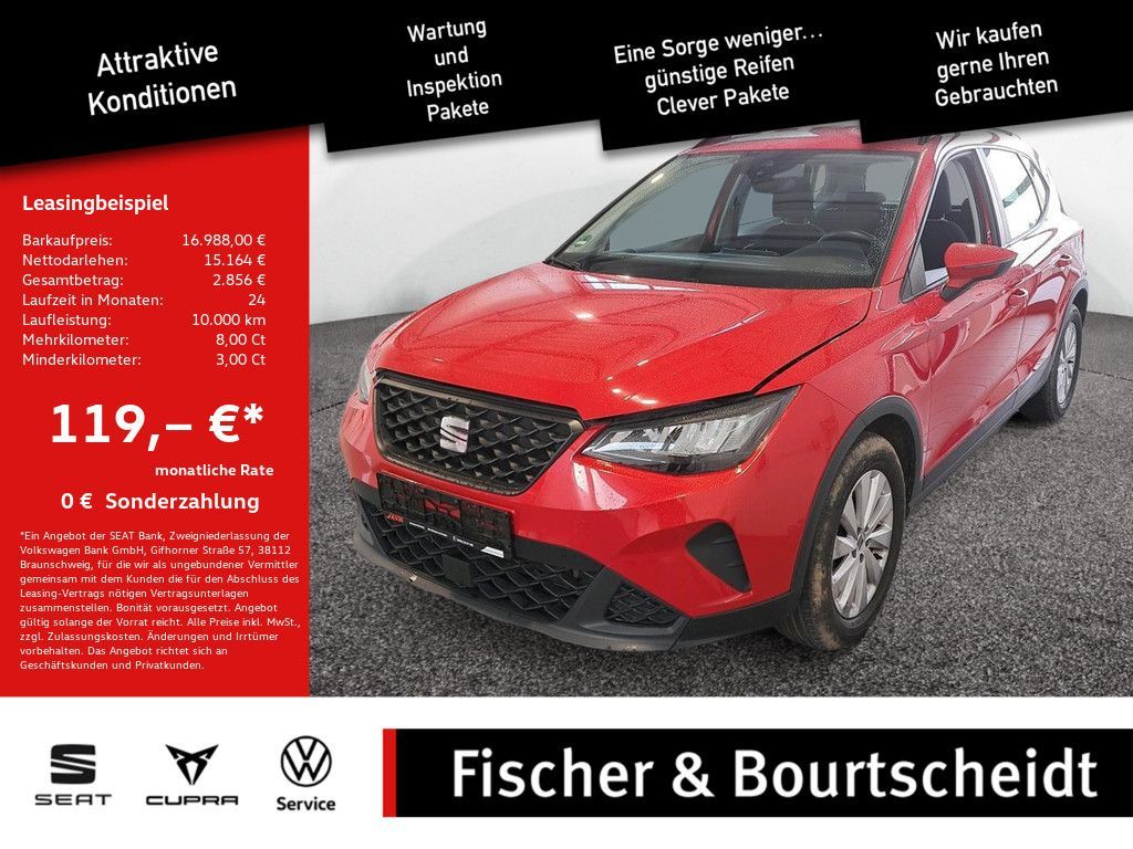 Seat Arona 1.0 TSI Style KLIMA NAVI ACC FACEL. LED Leasing