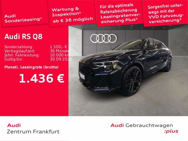 Audi RSQ8 Quatt B&O+HuD+PANO+AHK+MATRIX+SITZBELÜFTUNG Leasing