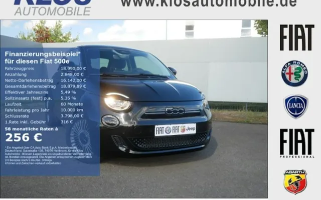 Fiat 500-elektro Limousine 42 KWh 3dr