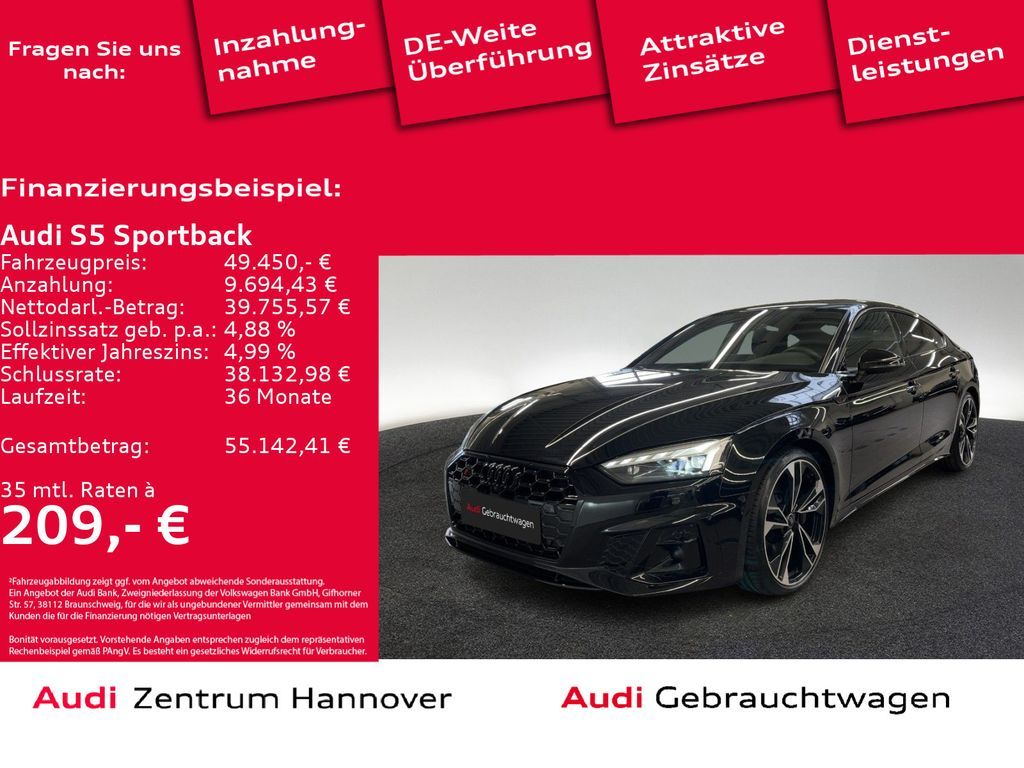 Audi S5 Sportback competition edition 55 TDI quattro Leasing