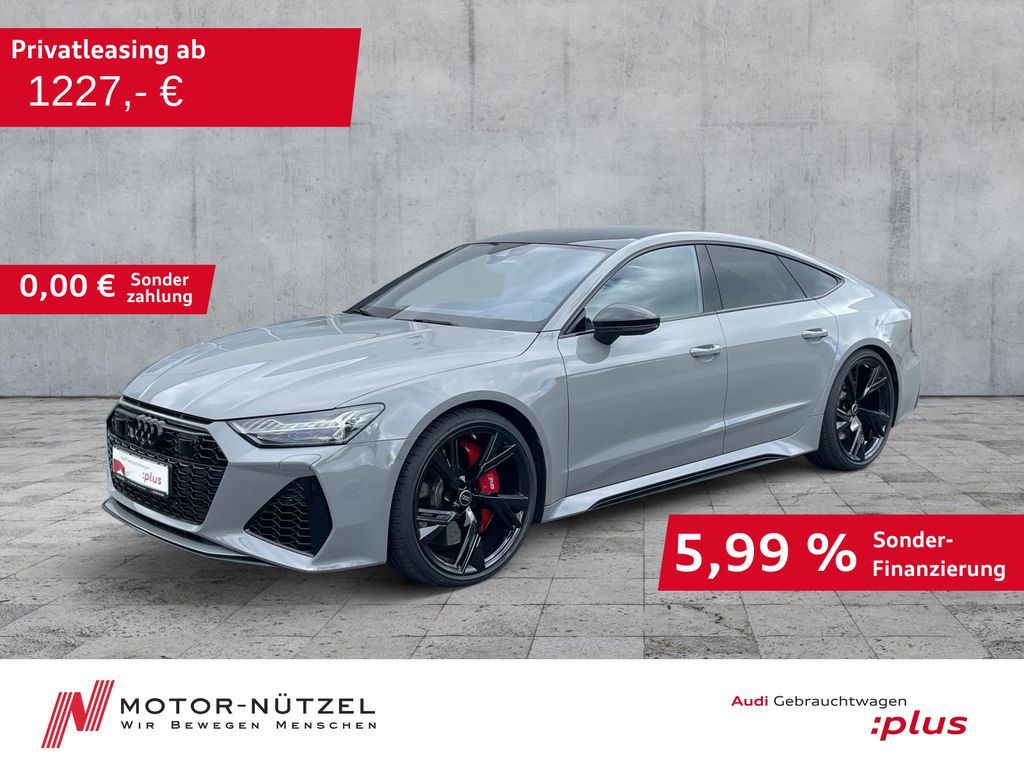 Audi RS 7 Sportback TFSI QU MATRIX+HuD+B&O+PANO+360° Leasing