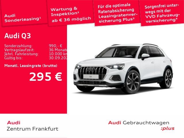 Audi Q3 35 TDI advanced +NAVI+AHK+ACC+EL-HECKKLAPPE+ Leasing