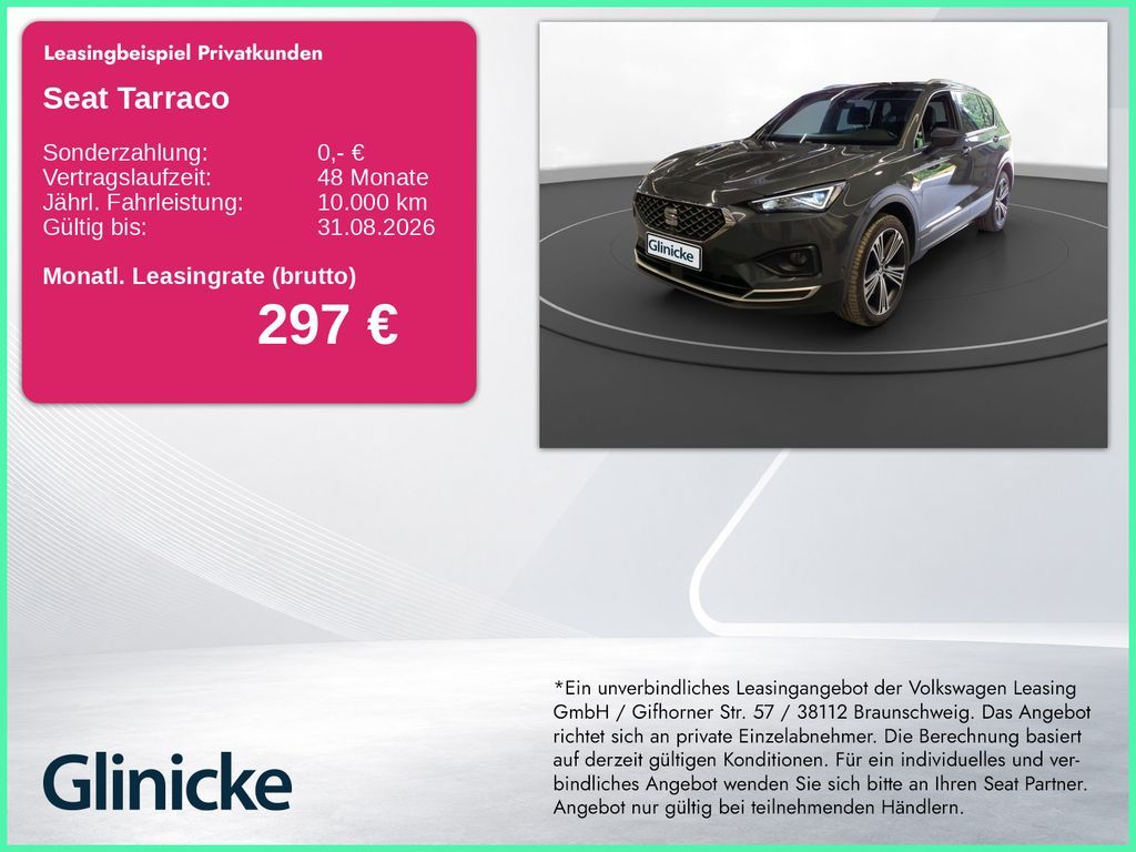 Seat Tarraco 2.0 TDI 4D Xcellence AHK Pano LM 20