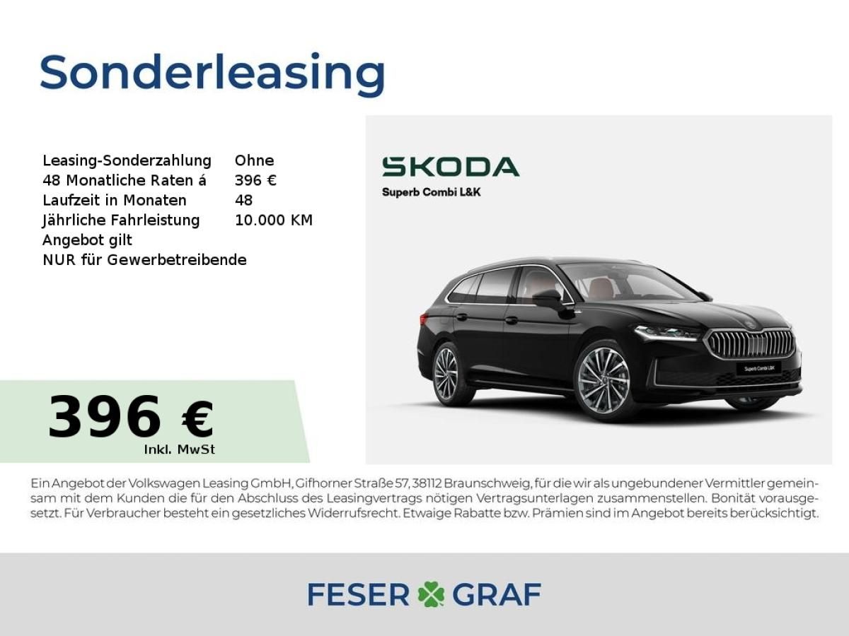 Skoda Superb Combi L&K 2,0 TSI *KAM360*PANO*NAVI Leasing