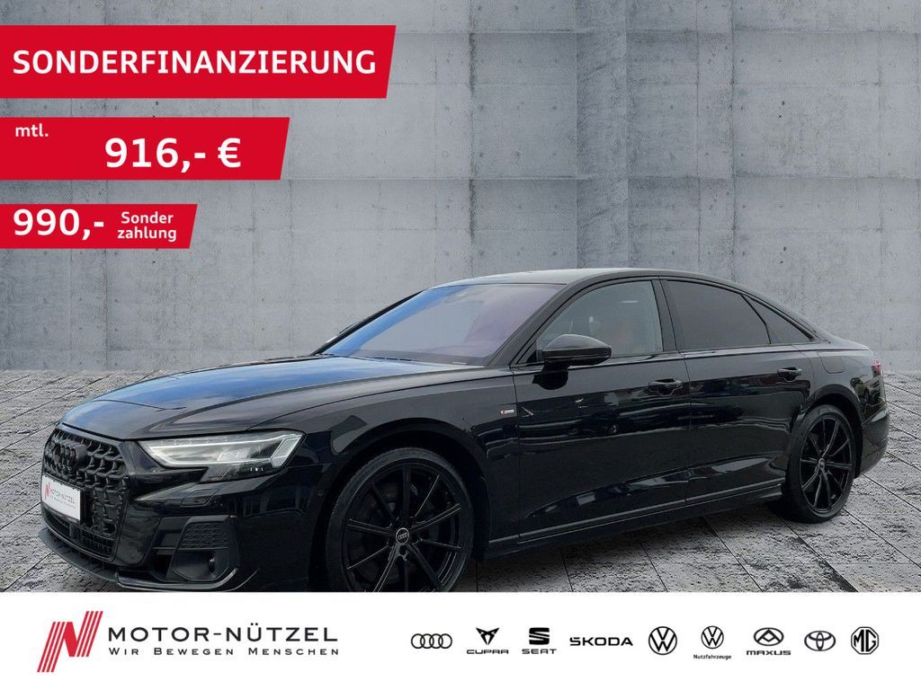 Audi A8 60 TFSI e QU S-LINE MATRIX+AIR+HuD+B&O+AHK Leasing