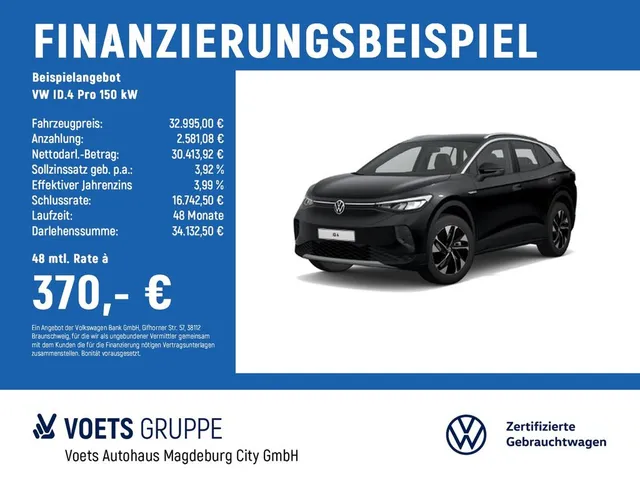 Volkswagen ID.4 Pro 150 kW Performance WÄRMEPUME+REARVIEW