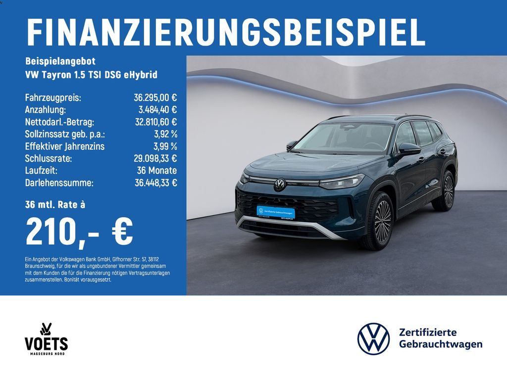 Volkswagen Tayron 1.5 TSI  DSG  eHybrid Life LED+NAVI+AHK+A Leasing