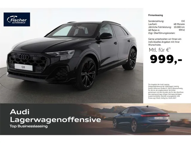Audi Q8 TFSI e quattro S line business LP: 134.383,-