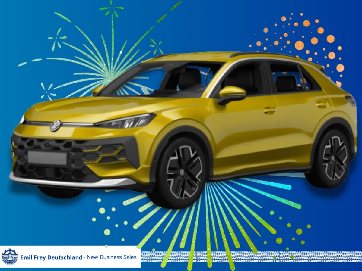 Volkswagen T-Roc 1.5 TSI OPF DSG R-Line „Nur 185€. Nur jetzt. Nur Emil Frey.