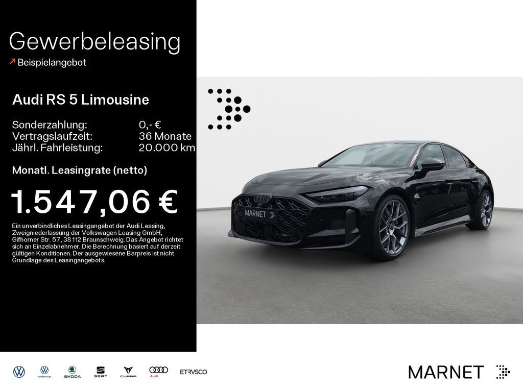 Audi RS 5 Limousine 5 470 kW tiptronic Leasing