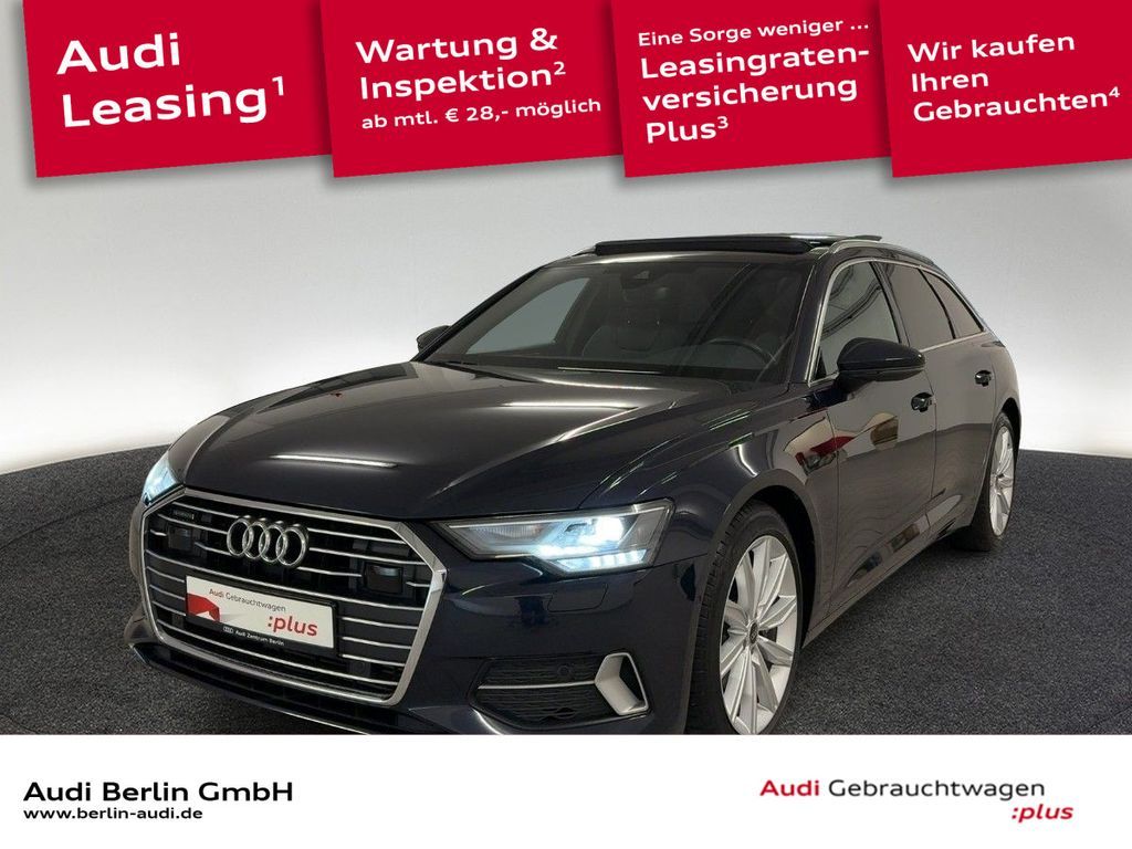 Audi A6 Avant Sport 45 TFSI qu.S tr. AHK RFK PANO LED Leasing