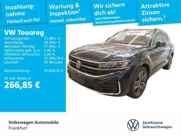 Volkswagen Touareg 3.0 V6 TDI R-Line 4Motion Navi AHK Standheizung Spurwechselassistent DAB+ Leasing