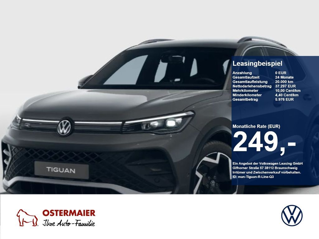 Volkswagen Tiguan R-Line 1.5eTSI 150PS DSG SHZG,LED,ACC,19 Leasing
