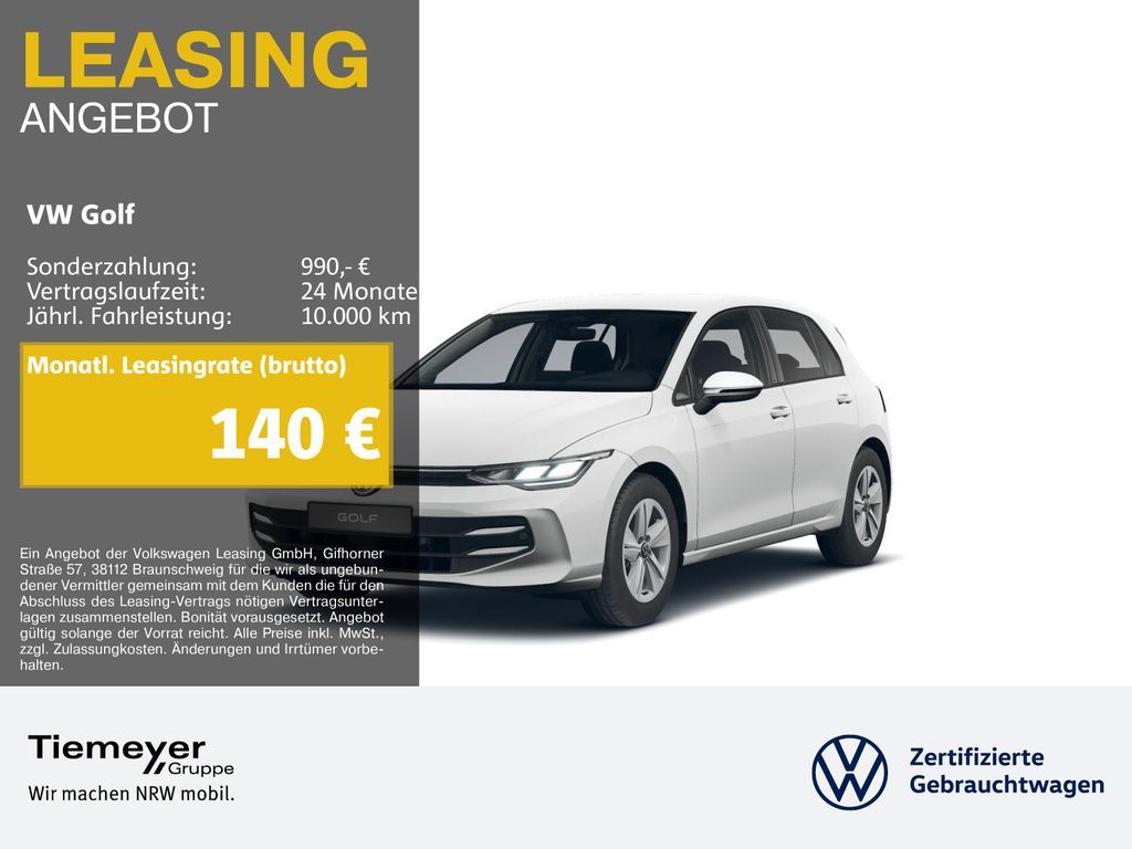 Volkswagen Golf 2.0 TDI LIFE NAVI BUSINESS KAMERA SITZHZG Leasing