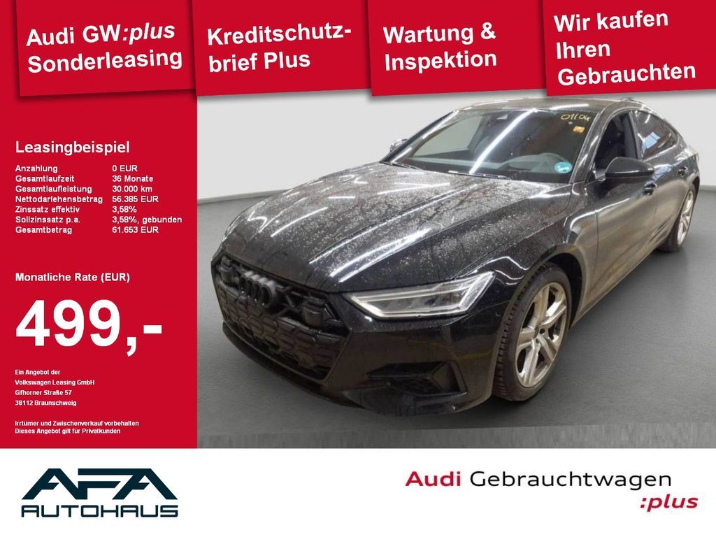 Audi A7 Sportback 50 TFSI e quattro AHK360°*Leder*20 Leasing