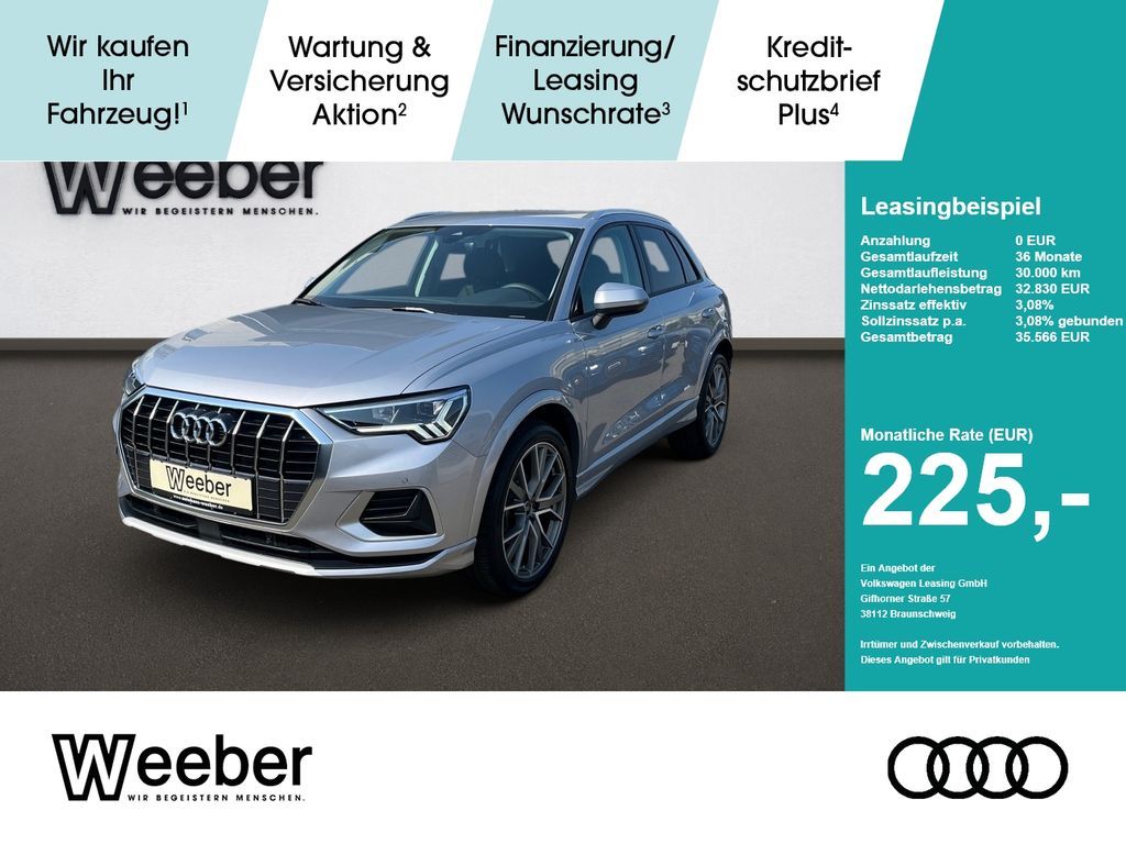 Audi Q3 *AHK*LED*NAVI*20ZOLL*SHZ*KESSY*5J GAR AHK Leasing