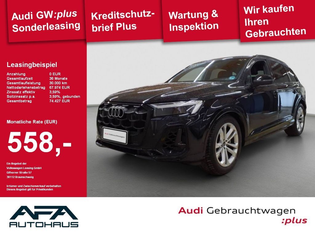 Audi Q7 55 TFSI quattro tiptr. S-Line*Luft*AHK*Pano Leasing