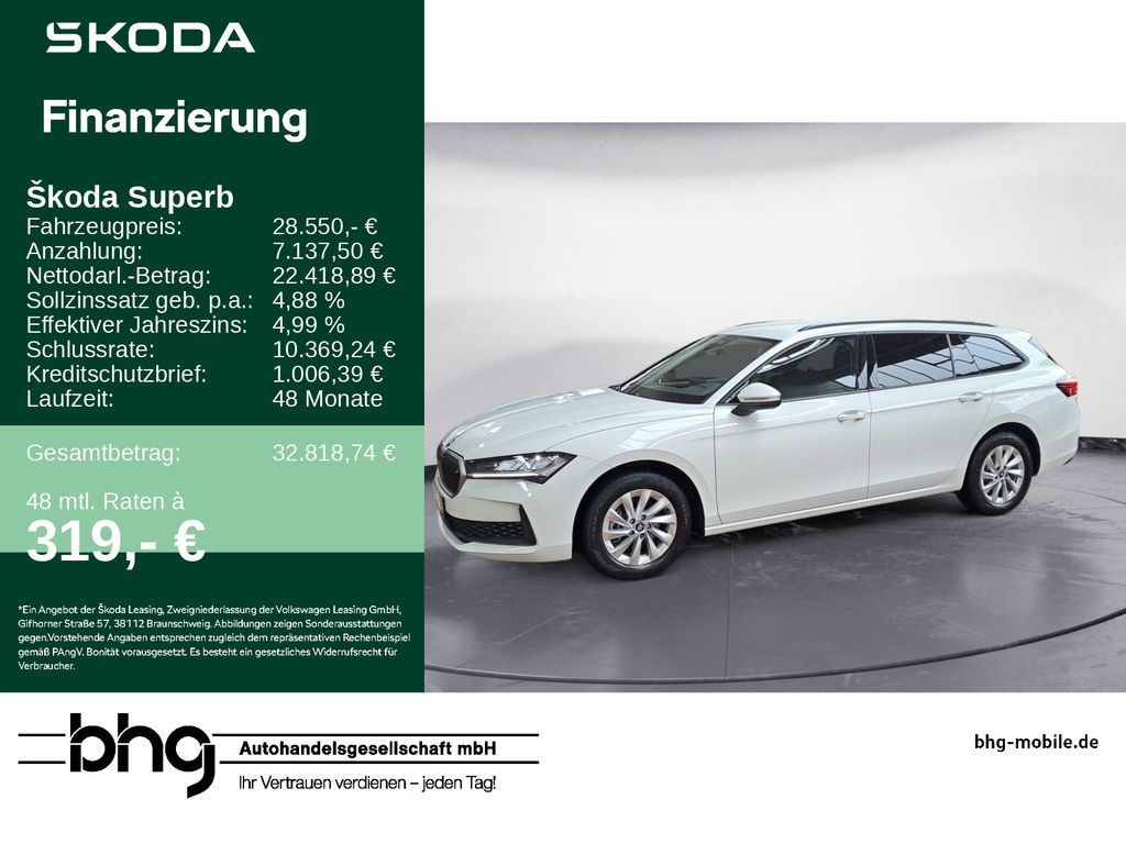 Skoda Superb Combi 1.5 TSI *NAVI*LED*ACC* Leasing