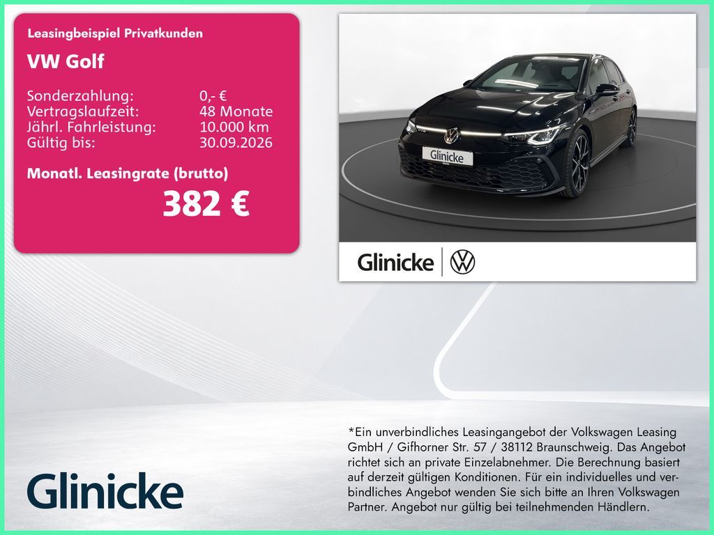 Volkswagen Golf VIII GTD AHK Pano Matrix LM 19
