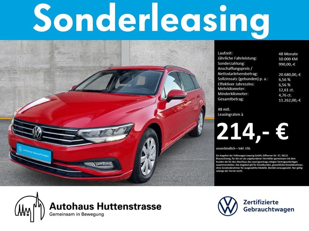Volkswagen Passat Variant 2.0 TDI DSG Business VIRTUAL KAME Leasing