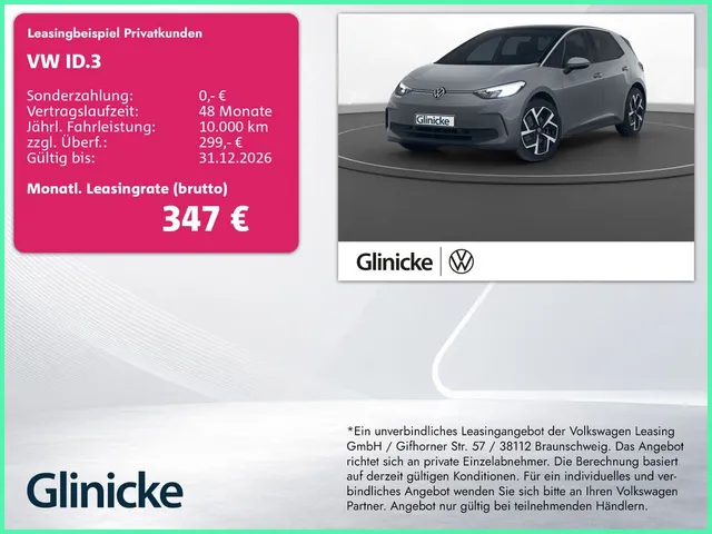 Volkswagen ID.3 Pro Move LED LM 19" Navi PDC+RFK ACC