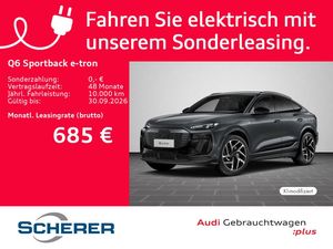 Audi Q6 Sportback e-tron quattro S line MATRIX B&O AR