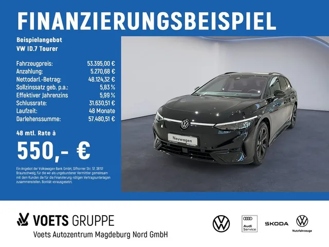 Volkswagen ID.7 Tourer Pro S LED+NAVI+BLACK STYLE+IQ DRIVE+