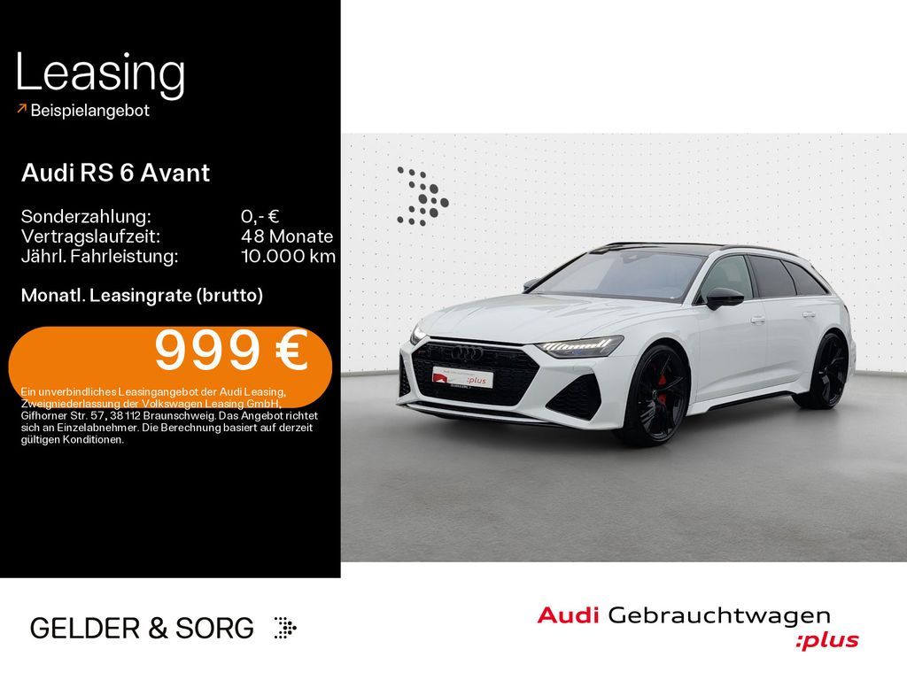 Audi RS 6 Avant 4.0 TFSI qu. RSAGA*DRC*HuD*Pano* Leasing