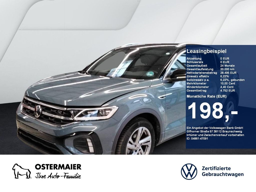 Volkswagen T-Roc R-LINE 1.5TSI 150PS DSG NP.45T AHK.KAMERA. Leasing