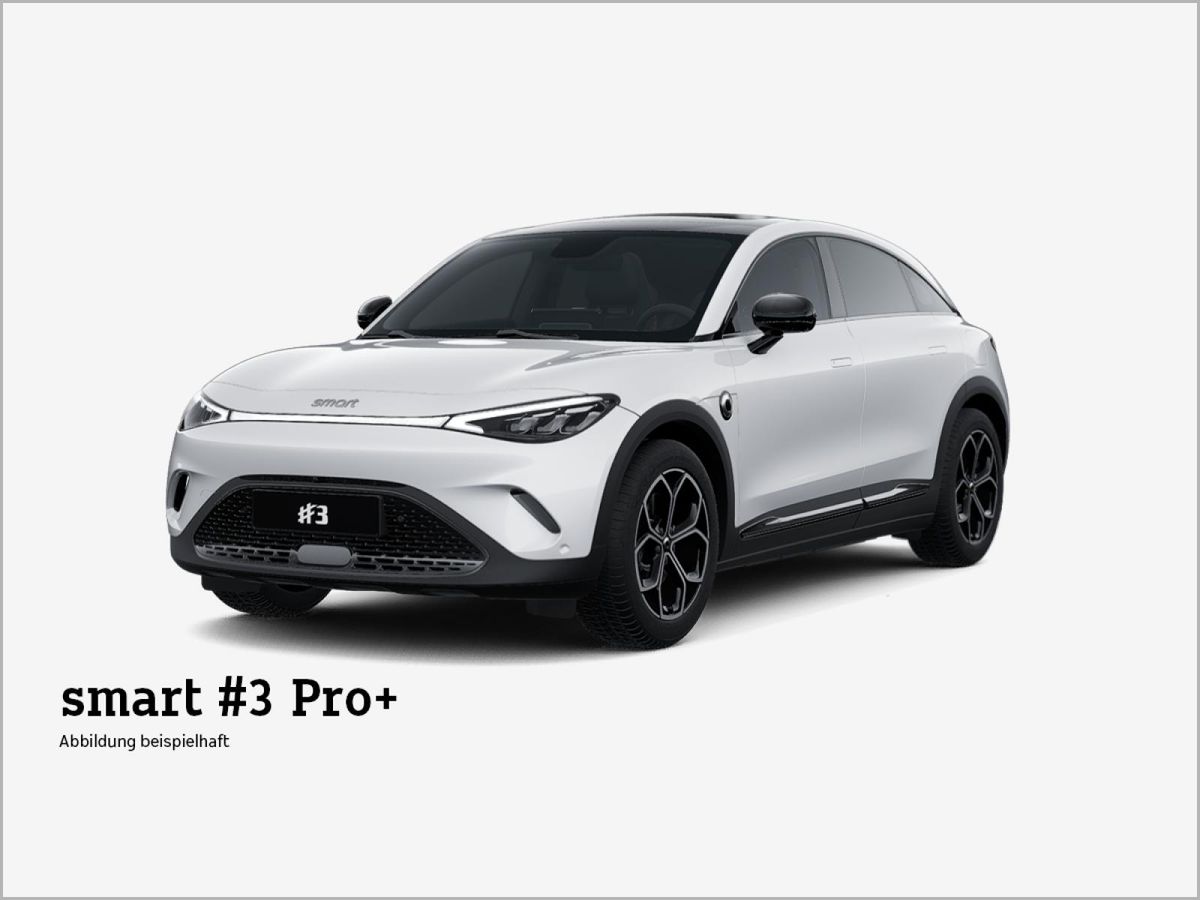 smart #3 Pro+ MY27❗️inkl. 6.000€ E-Prämie Anzahlung¹⚡(22kW AC/Pano/Navi/LED/360°/19Zoll) Leasing