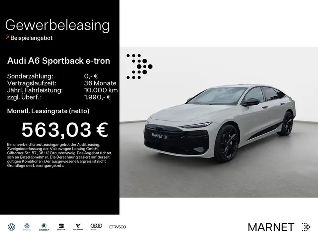 Audi A6 Sportback e-tron quattro 315 kW