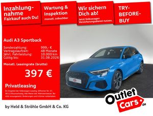 Audi A3 Sportback 45 TFSI e S-Line BLACK LED NAV+ KAM