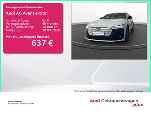 Audi A6 Avant e-tron AHK Luft LED LM 21" 360° B&O Hea