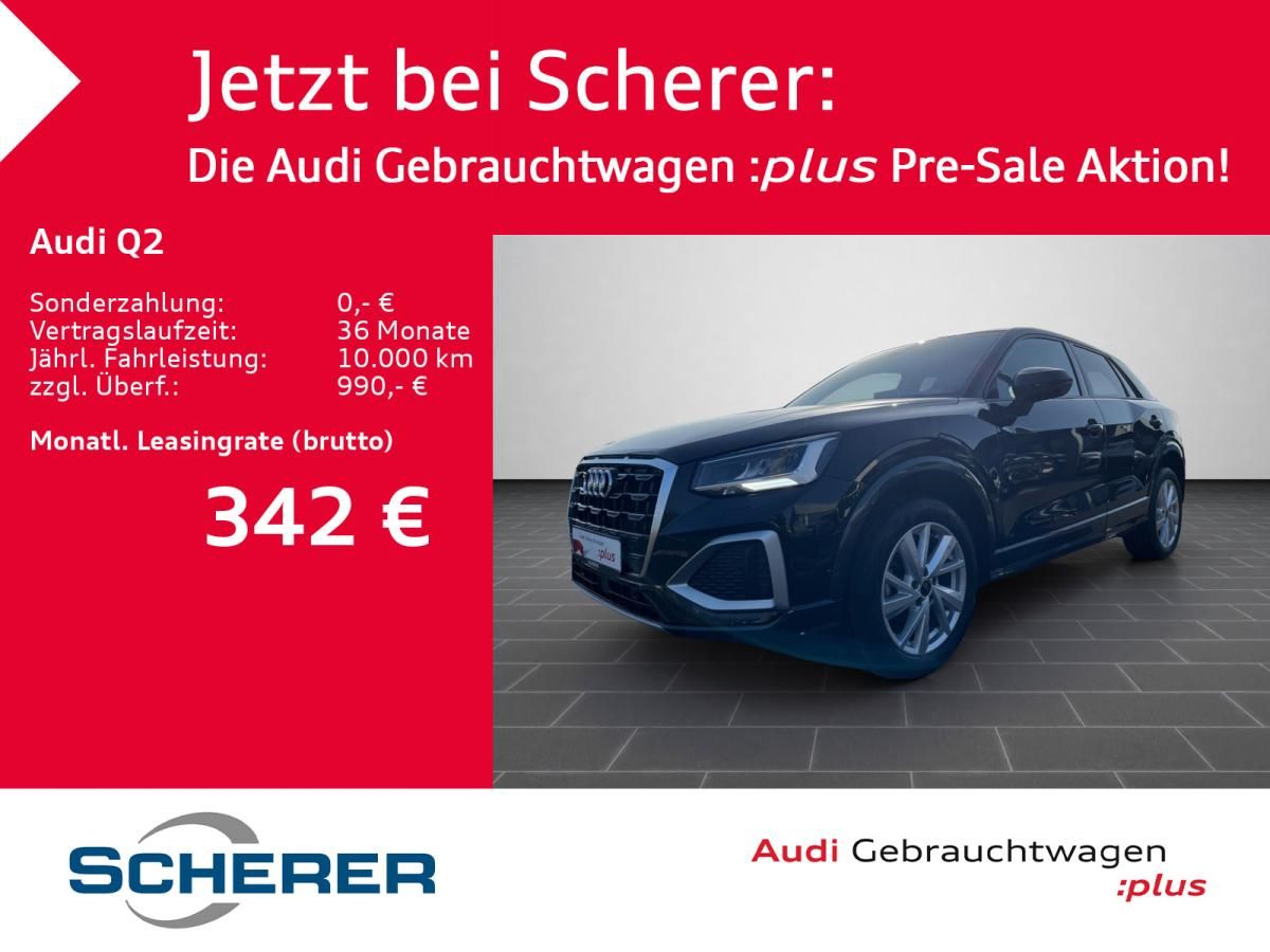 Audi Q2 advanced 35 TFSI S tronic NAVI RFK SHZ PDC Leasing