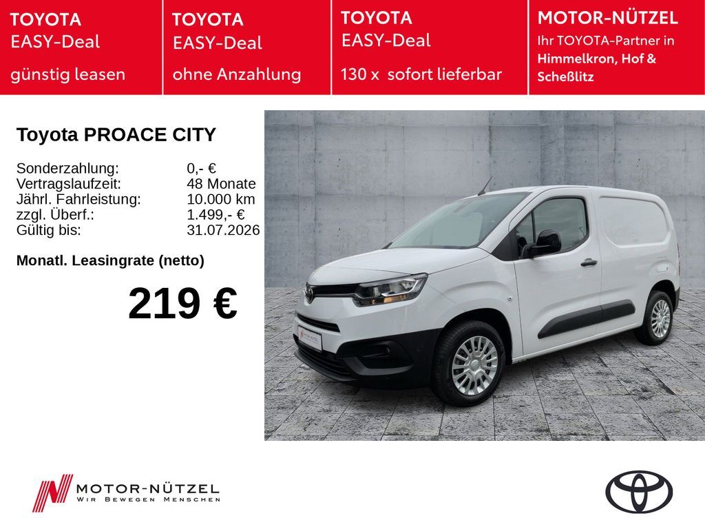 Toyota Proace City 1.5 D Meister L1 Leasing