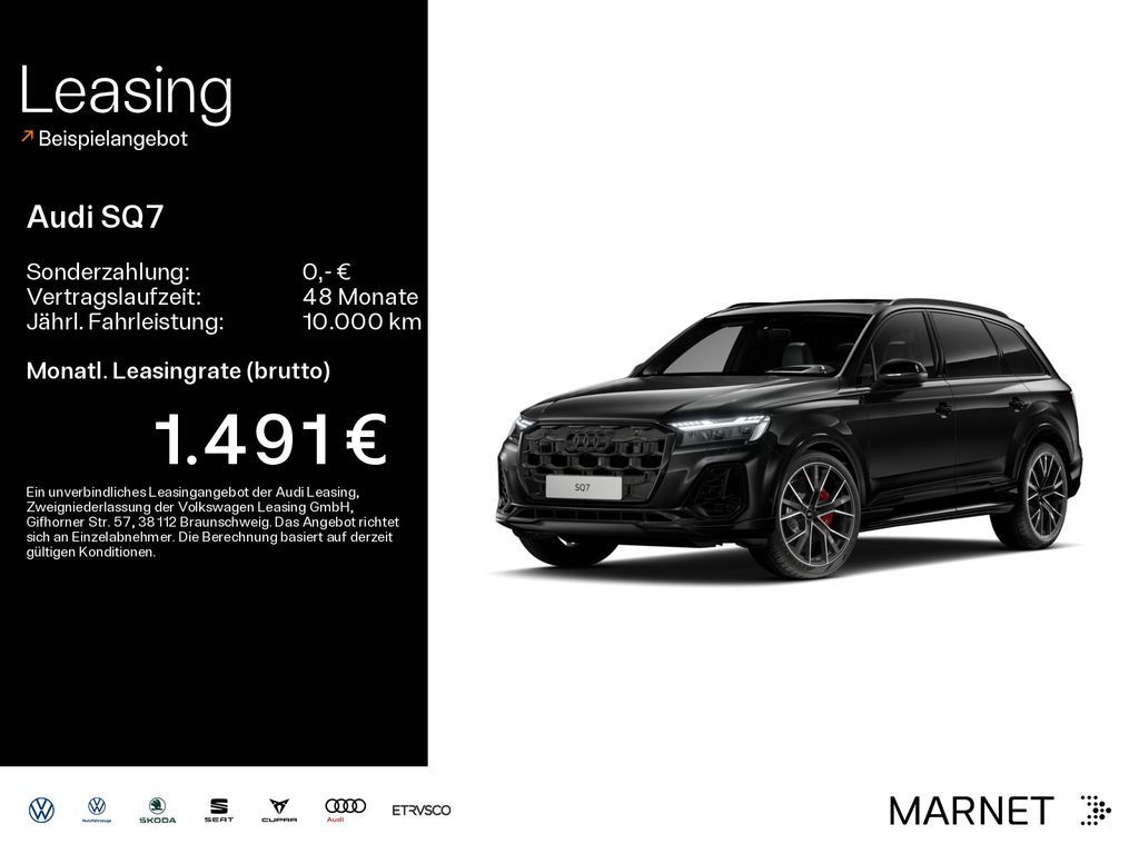 Audi SQ7 SUV TFSI 373 kW tiptronic Leasing