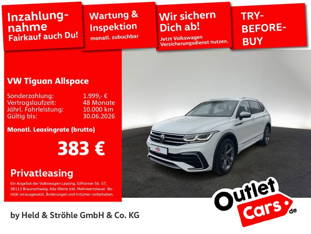 Volkswagen Tiguan Allspace R-LINE 2.0 TDI DSG 4M AHK HuD Leasing