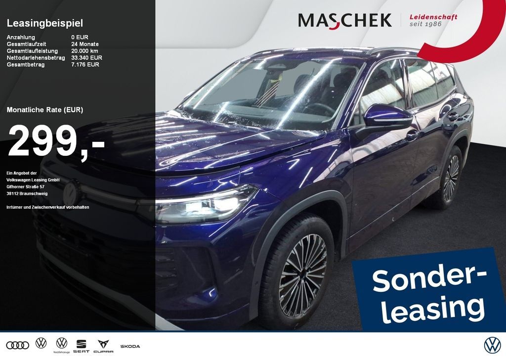 Volkswagen Tayron Life 1.5 eTSI AHK HD-Matrix 7-Sitze Area Leasing
