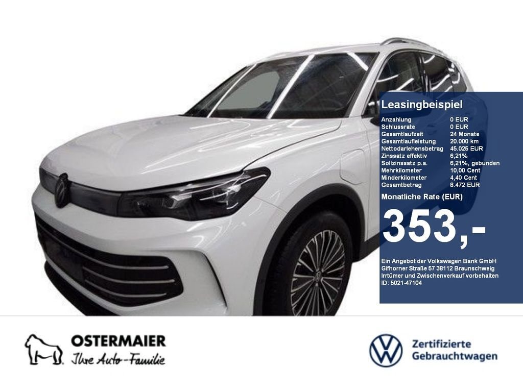 Volkswagen Tiguan ELEGANCE HYBRID 1.5TSIe 204PS NP.72T AHK. Leasing