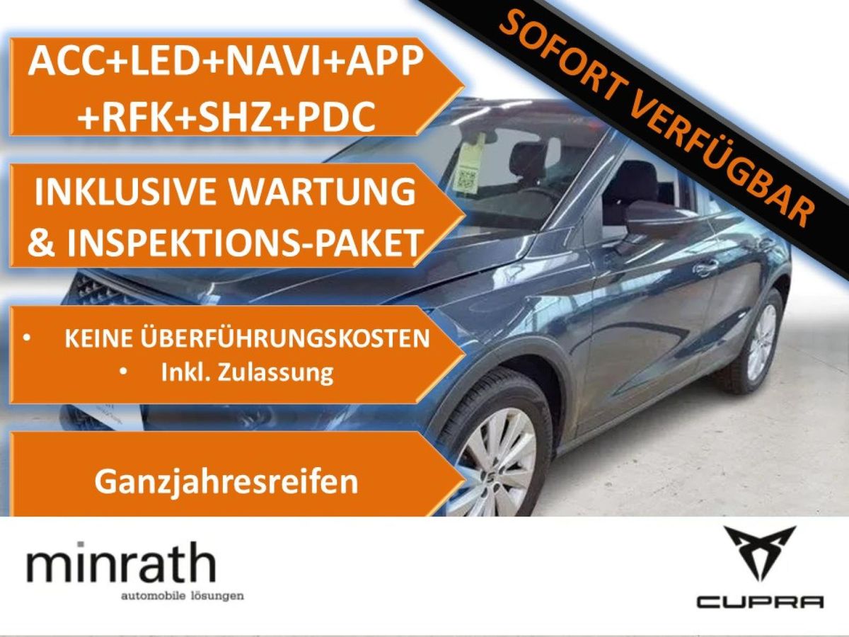 Seat Arona Arona Style 1.0 TSI ACC+LED+NAVI+APP+RFK+SHZ+ Leasing