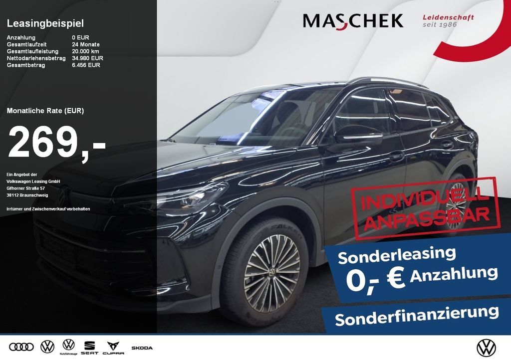 Volkswagen Tiguan Goal 2.0 TDI Sonderleasing! AHK Navi HUD Leasing