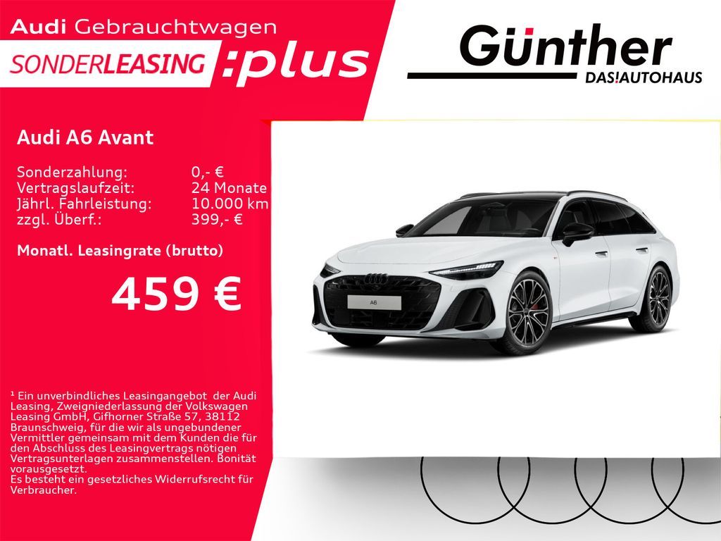 Audi A6 Avant TFSI QUATTRO S LINE+WINTERRÄDER+AHK+HUD Leasing