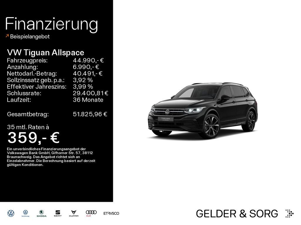 Volkswagen Tiguan Allspace R-Line 2.0 TSI 4M*Matrix*AHK*RFK Leasing