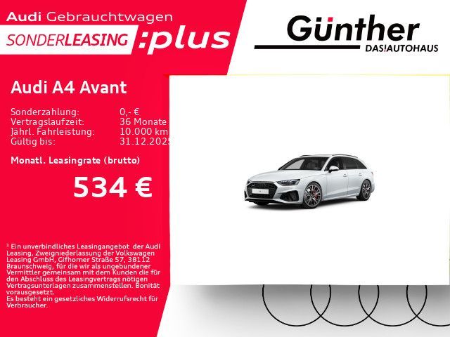 Audi A4 Avant 45 TFSI S LINE QUATTRO+WINTERRÄDER+AHK+ Leasing