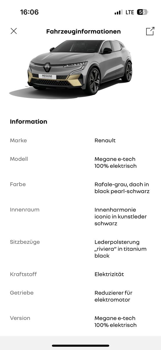 Renault Megane E Tech Leasingübernahme