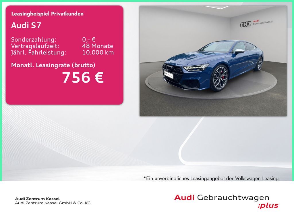 Audi S7 SB 3.0 TDI quattro Laser B&O Pano HuD 360° Leasing