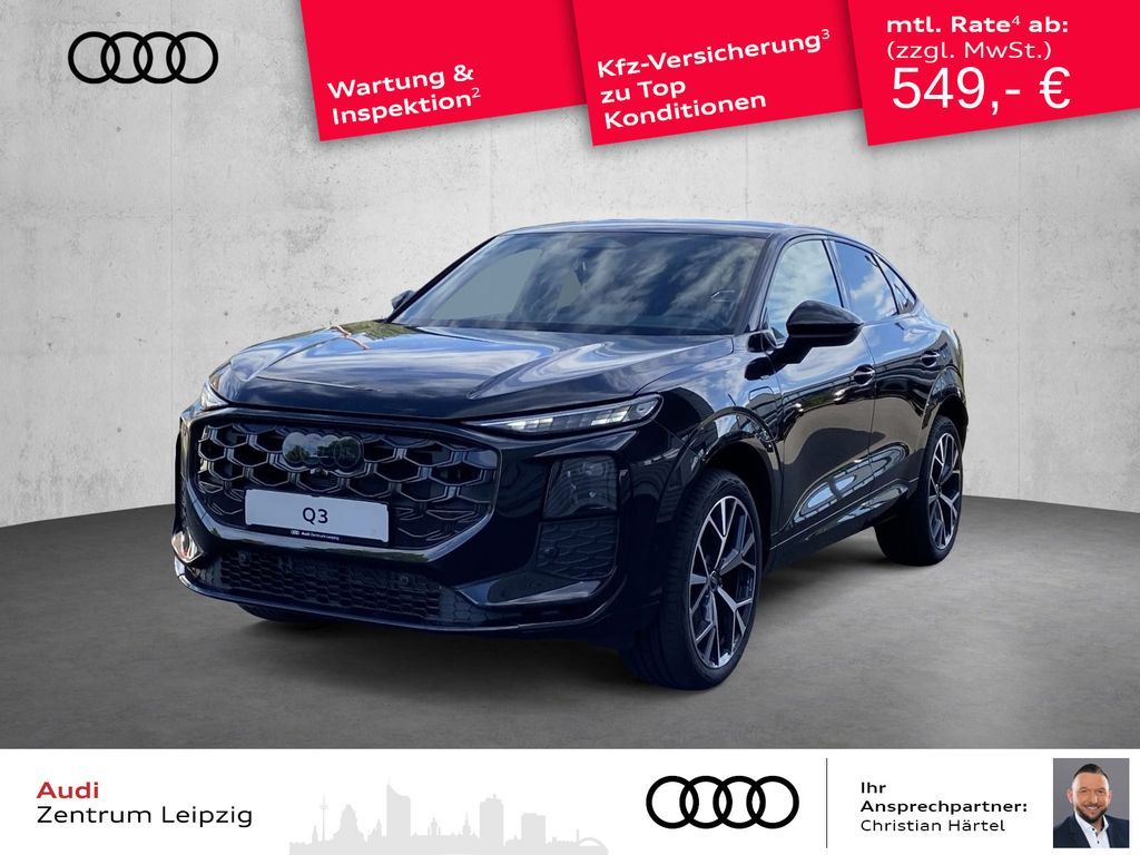 Audi Q3 Sportback e-hybrid S tronic LED*AHK*S line*20 Leasing